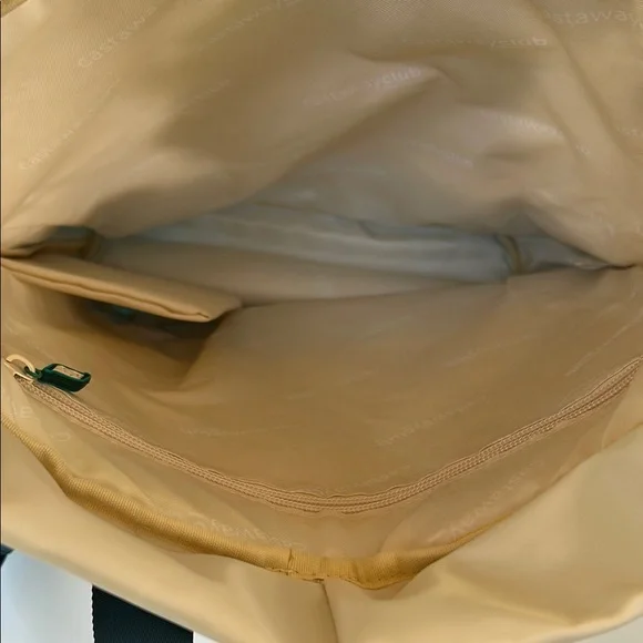 Disney Treasure Maiden Voyage Castaway Club Cream and Green Cooler Backpack - Picture 4 of 7